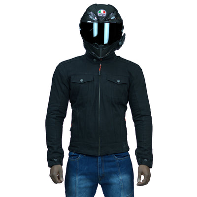 FORZA BLAZE BLACK KEVLAR DENIM JACKET