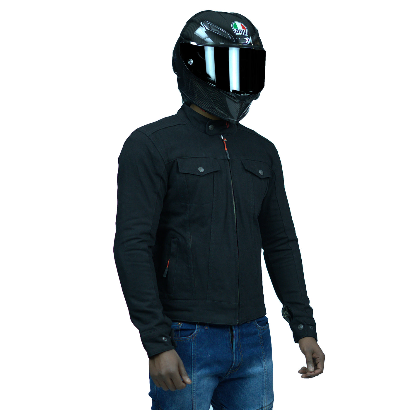 FORZA BLAZE BLACK KEVLAR DENIM JACKET